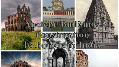 Photo of Ancient Buildings Construction Technique in India.