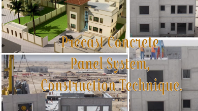 Photo of Precast Concrete Panel System, Construction Technique.