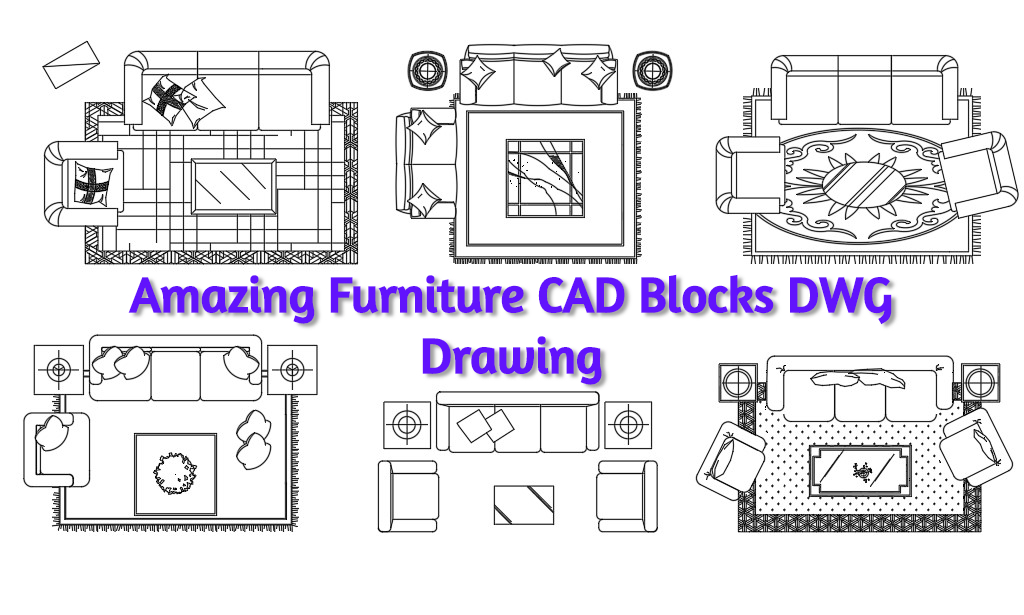 Amazing Furniture CAD DWG Drawing | Civilengi