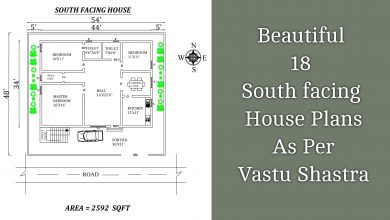 Photo of Beautiful 18 South facing House Plans As Per Vastu Shastra